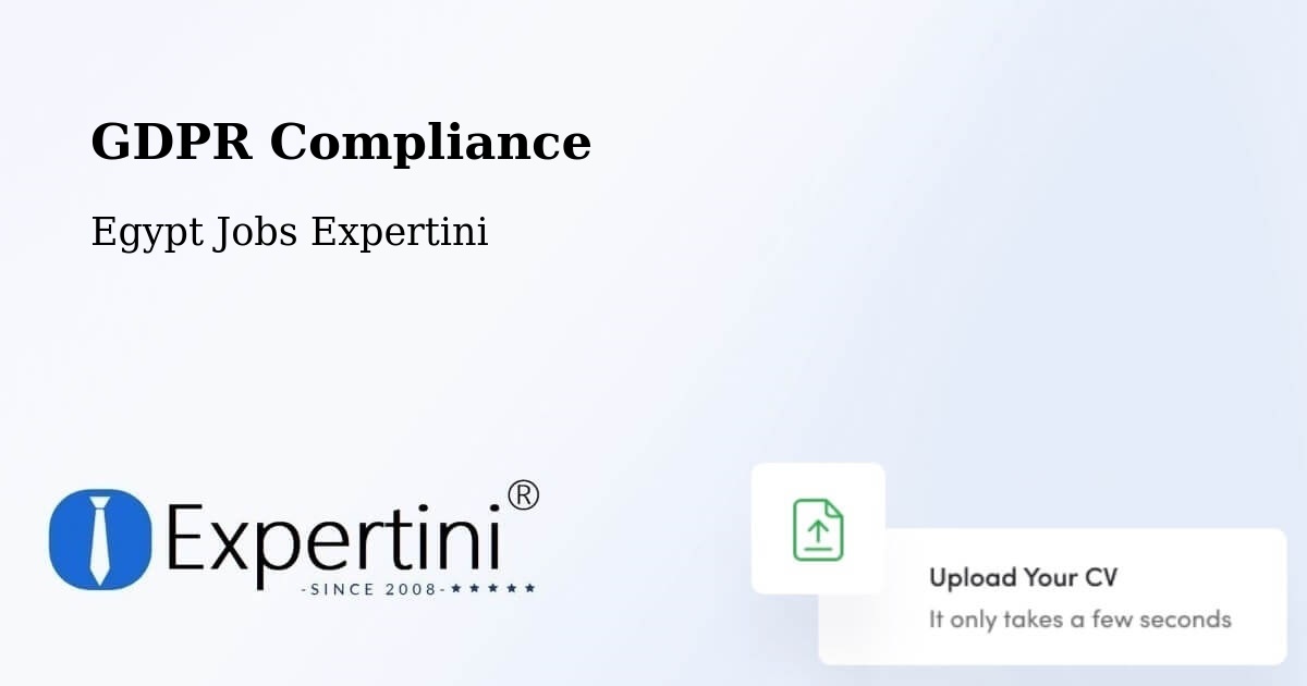 EU GDPR Compliance Statement – Al Ḩāmūl - Egypt Jobs Expertini