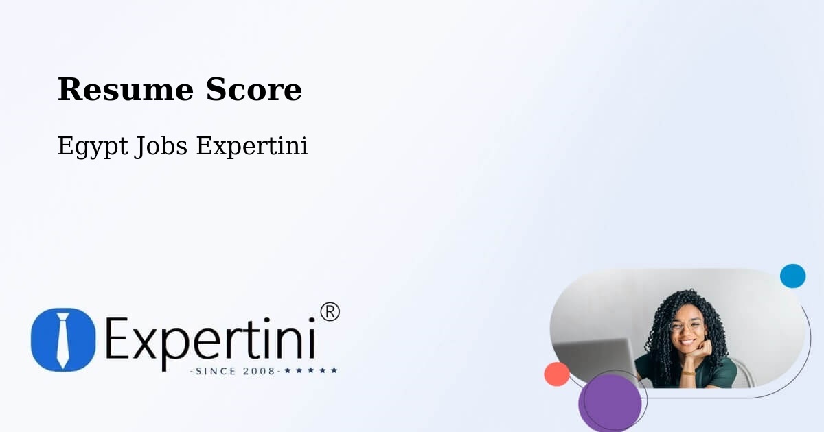 Resume Score & Job Description Match Tool – Al Ḩāmūl - Egypt Jobs Expertini