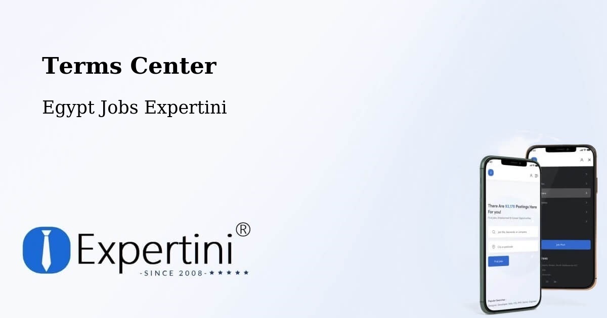 Terms of Service – Al Ḩāmūl - Egypt Jobs Expertini